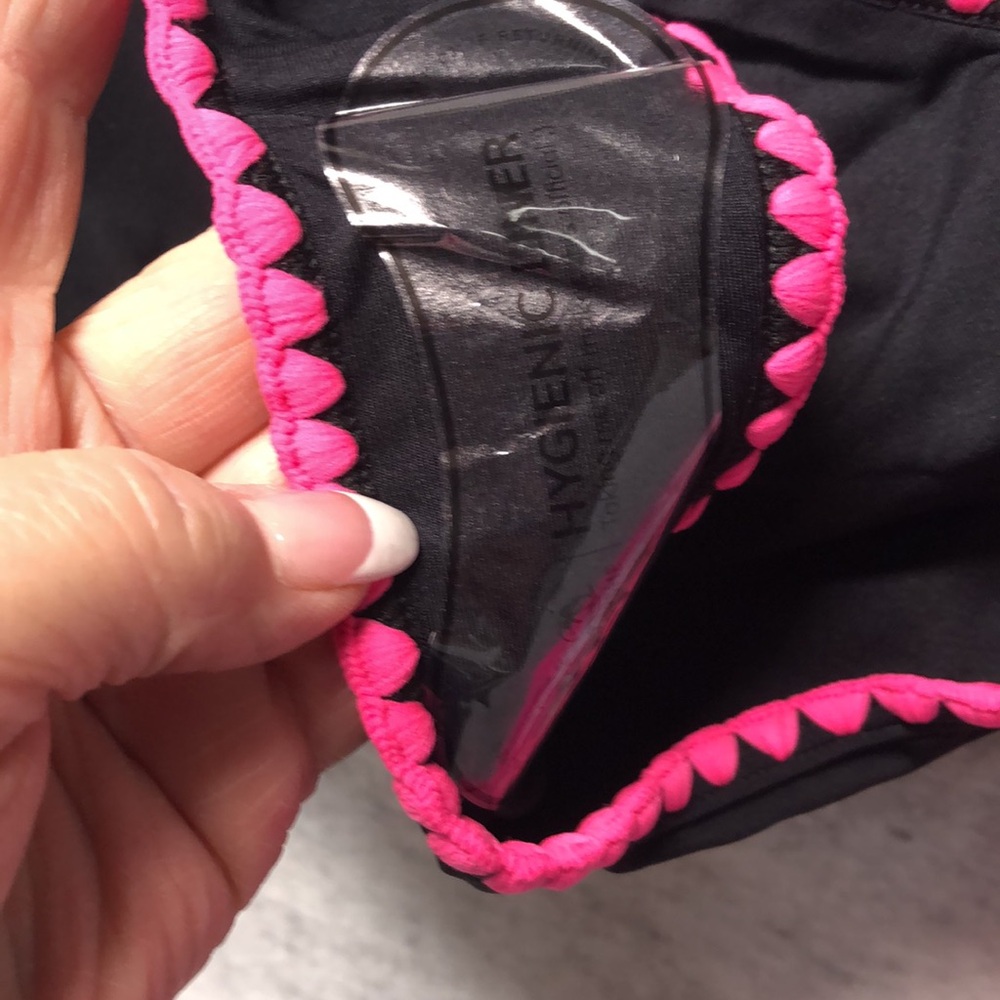 2 pc Pink and Black Swimsuit Set NWT - Picture 4 of 4
